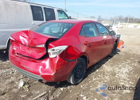 2016 Toyota Corolla Le z USA, uszkodzony, nr VIN 2T1BURHE0GC630618